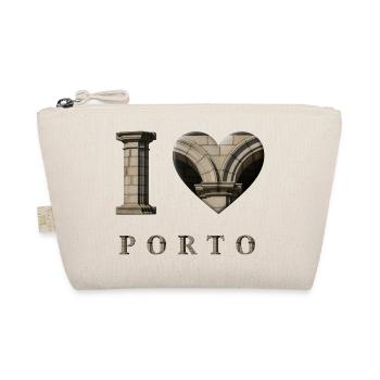 I Love Porto – Architectural City Design - Organic Pouch - nature - Front
