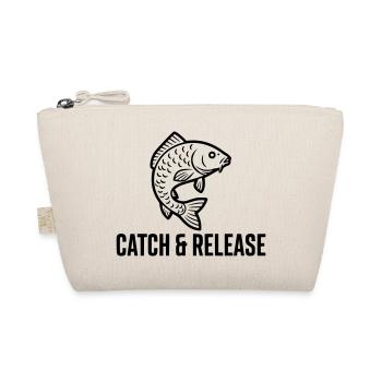 Catch and Release Karpfen Angeln Spruch - Bio-Täschchen - Natur - Vorne