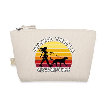 Hiking Trails and Wagging Tails Retro - Organic Pouch - nature - Front