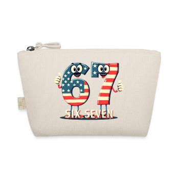 US Flag 67 Memes Six Seven - Organic Pouch - nature - Front