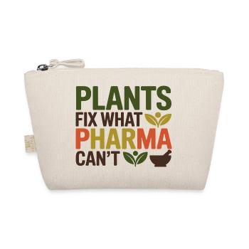 Herbalist Plants Fix What Pharma Can't Profession - Organic Pouch - nature - Front