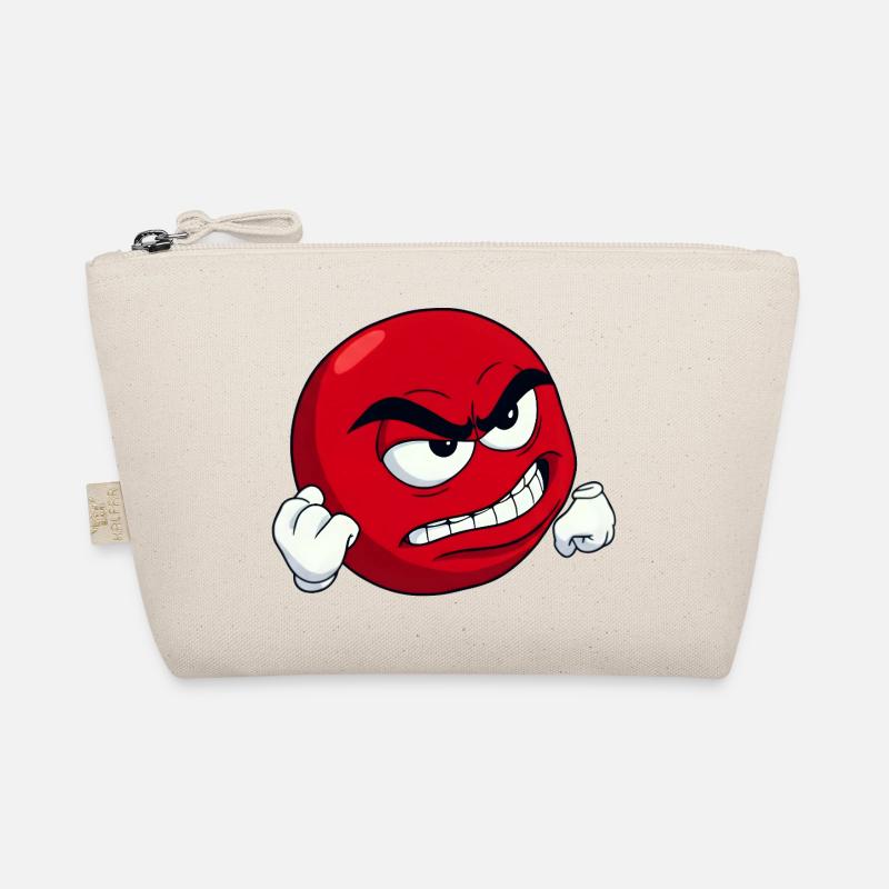 [Dein Text] Personalisiere es - Angry Meme Motiv - Bio-Täschchen - Natur
