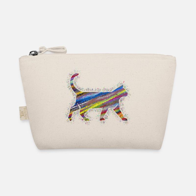 Animaux arc-en-ciel Prisme Chat Trousse biologique