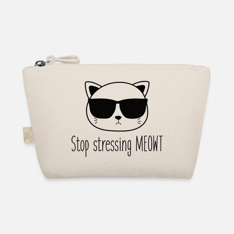 Stop stressing yourself out Meowt cat lovers Organic Pouch