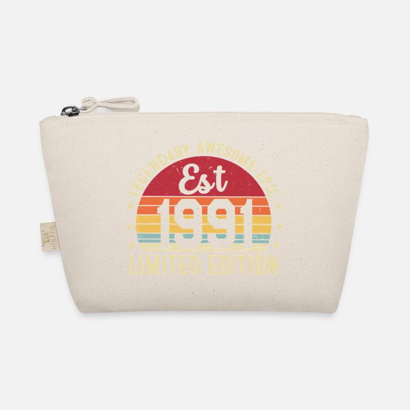 35. Jubiläum – Vintage-Geschenk 1991 Bio-Täschchen