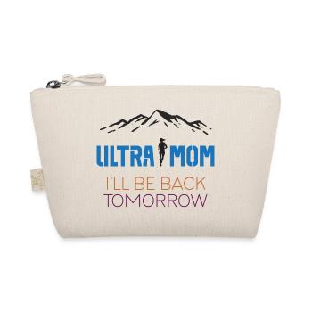 Ultra Mom - I'll Be Back Tomorrow - Organic Pouch - nature - Front