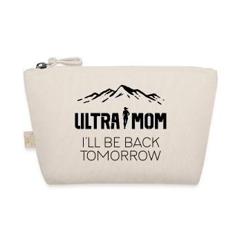 Ultra Mom - I'll Be Back Tomorrow - Organic Pouch - nature - Front