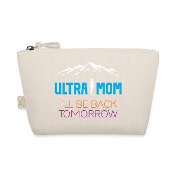 Ultra Mom - I'll Be Back Tomorrow - Organic Pouch - nature - Front