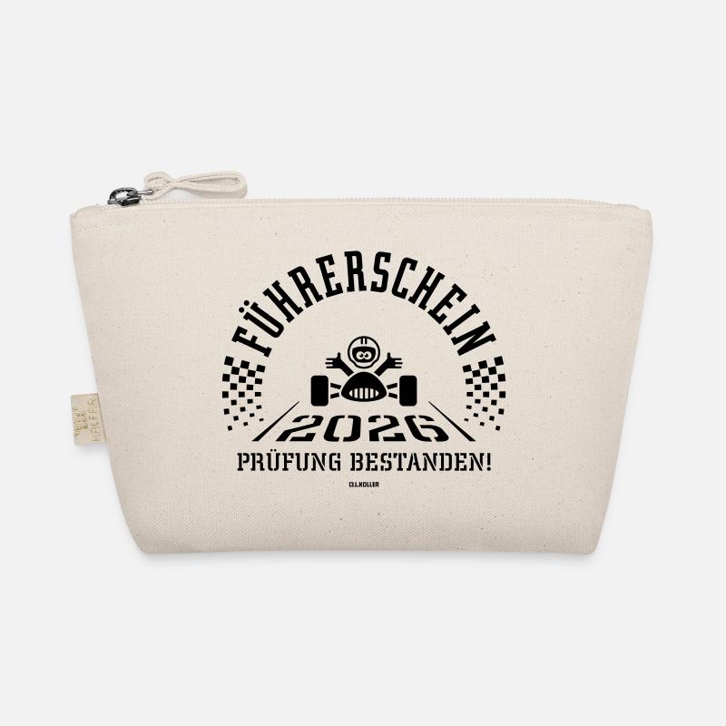 Driving licence 2026 – driving test passed! (Black) Organic Pouch