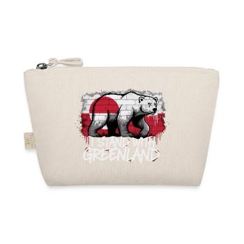 I Stand With Greenland – Polar Bear - Organic Pouch - nature - Front