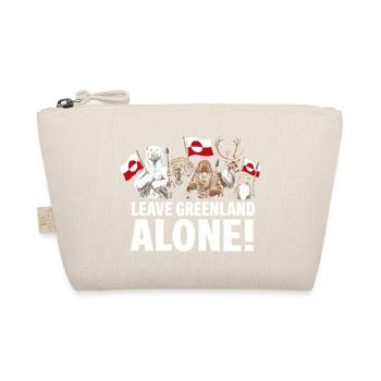 Leave Greenland Alone! - Organic Pouch - nature - Front
