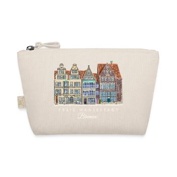 Free Hanseatic City of Bremen - Row of Houses Drawing - Organic Pouch - nature - Front