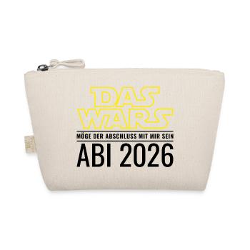 Abi 2026 Das wars Möge der Abschluss mit mir sein - Bio-Täschchen - Natur - Vorne