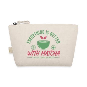 Everything Is Better With Matcha Green Tea - Organic Pouch - nature - Front