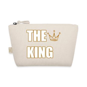THE KING – Bold Royal Statement Design - Organic Pouch - nature - Front
