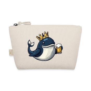 Whale Beer King - Organic Pouch - nature - Front