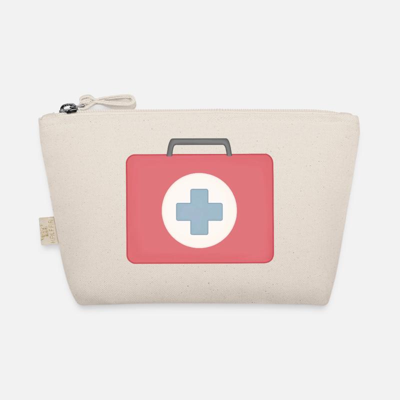 Design de l’icône de premiers secours rouge Trousse biologique