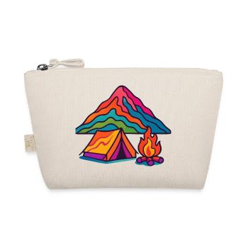 Colourful mountain camping - Organic Pouch - nature - Front