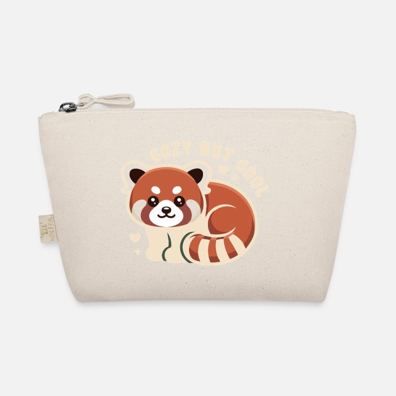 Câlin Panda Rouge MIGNON MAIS COOL Trousse biologique