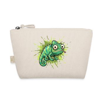 Chameleon Graffiti Spritzer - Bio-Täschchen - Natur - Vorne