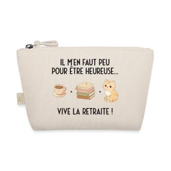 Sweet Retreat (black text) - Organic Pouch - nature - Front