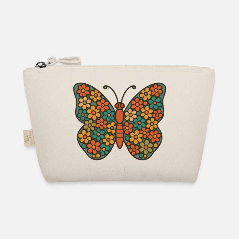 Flower Wings Butterfly Organic Pouch