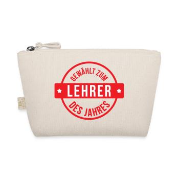 Tampon Meilleur Enseignant de l'Année Félicitation - Trousse biologique - nature - Devant