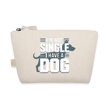 I'm Not Single – I Have a Dog - Bio-Täschchen - Natur - Vorne