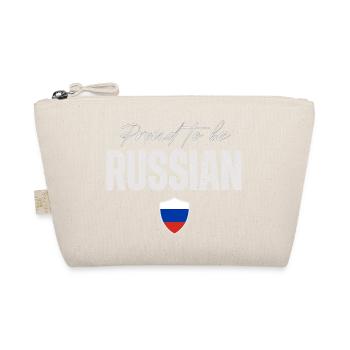 Proud Russian, made in Russia - Organic Pouch - nature - Front