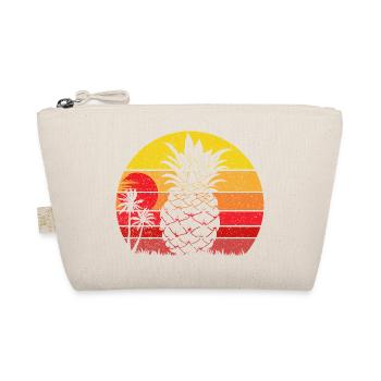 Coucher de soleil de plage vintage d’été à l’ananas - Trousse biologique - nature - Devant