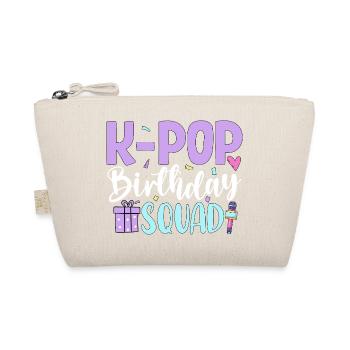 K Pop Birthday Squad - Organic Pouch - nature - Front