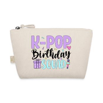 K Pop Birthday Squad - Organic Pouch - nature - Front