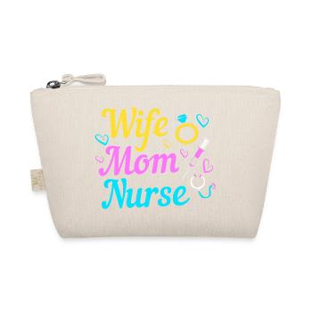 Pflege Krankenschwester Krankenhaus Geschenk - Bio-Täschchen - Natur - Vorne