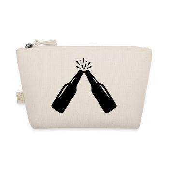 Cheers – Beer Bottles Toast - Organic Pouch - nature - Front