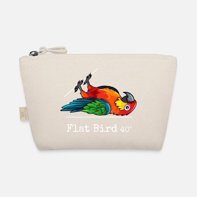 Flat Bird at 40 degrees Organic Pouch