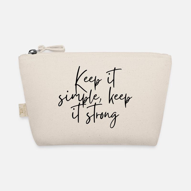 Keep it simple keep it strong Bio-Täschchen