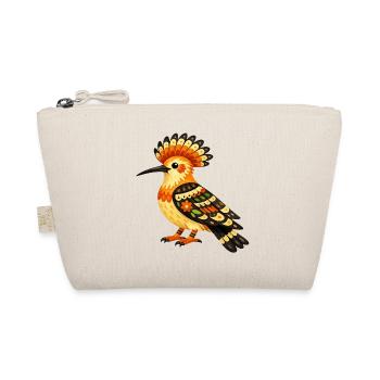 Colorful Dudek in Folk Style - Organic Pouch - nature - Front