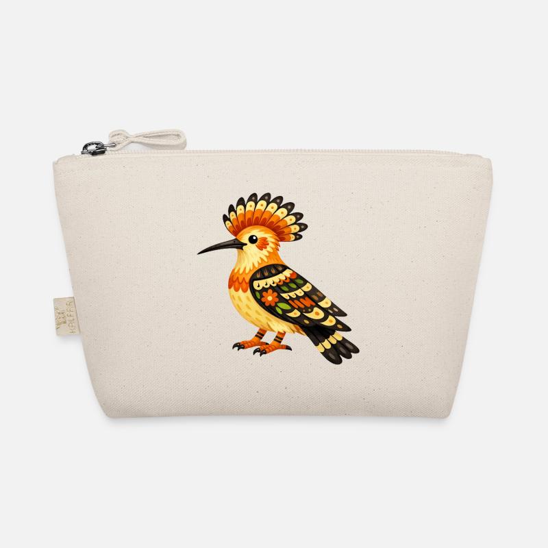 Colorful Dudek in Folk Style Organic Pouch