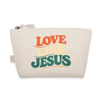 T-shirt Jésus : Amour comme Jésus Cadeau chrétien - Trousse biologique - nature - Devant