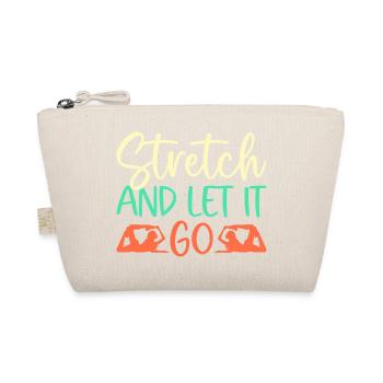 Yoga Stretch & Let It Go Funny Yoga - Bio-Täschchen - Natur - Vorne