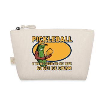 Joueur drôle de pickleball Va ramollir la crème - Trousse biologique - nature - Devant