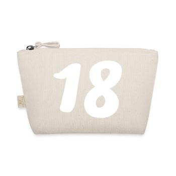 18. 18 ANS. 18e ANNIVERSAIRE. ANNIVERSAIRE 18 ANS. - Trousse biologique - nature - Devant