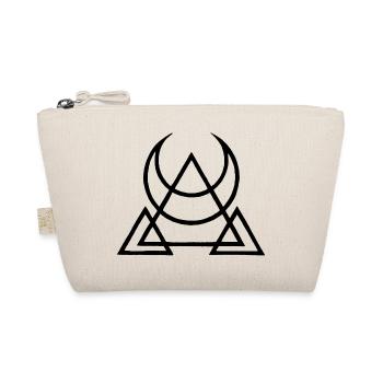 Symbole noir des pyramides égyptiennes - Trousse biologique - nature - Devant
