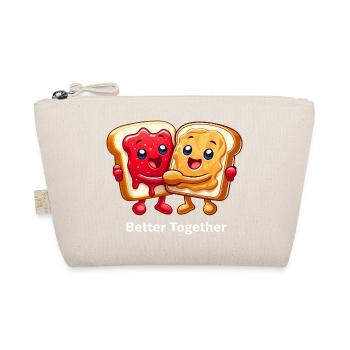 PBJ Sandwich Erdnussbutter Marmelade beste Freunde - Bio-Täschchen - Natur - Vorne
