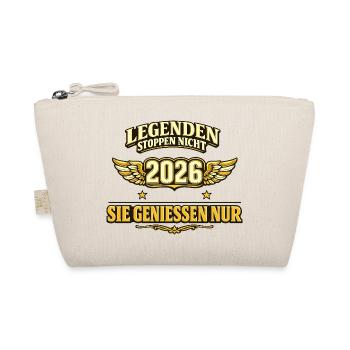 Legenden stoppen nicht 2026 sie genießen nur Rente - Bio-Täschchen - Natur - Vorne