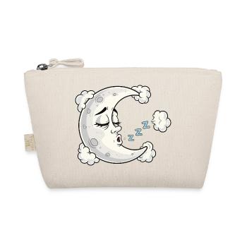 Moon Kiss Sleep Dream Cartoon - Organic Pouch - nature - Front