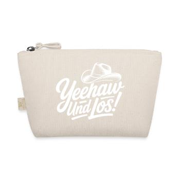 Yeahhaw Und Los! Cowboy Stil - Bio-Täschchen - Natur - Vorne