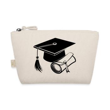 Graduation cap and diploma - Organic Pouch - nature - Front