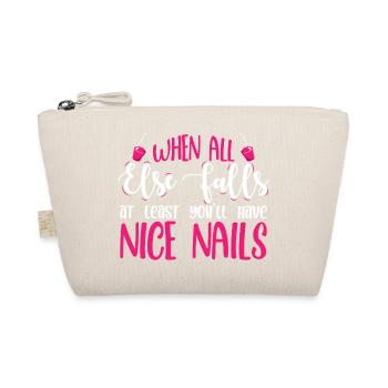 Nageldesigner Nageldesignerin Kosmetik Nagelstudio - Bio-Täschchen - Natur - Vorne