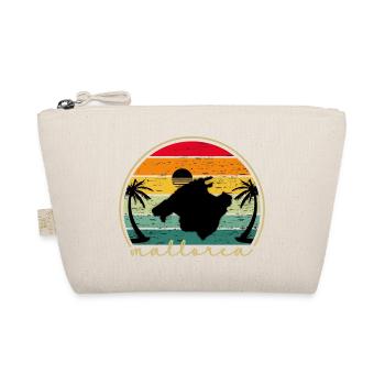 Mallorca Vintage Sunset Insel Retro Design - Bio-Täschchen - Natur - Vorne